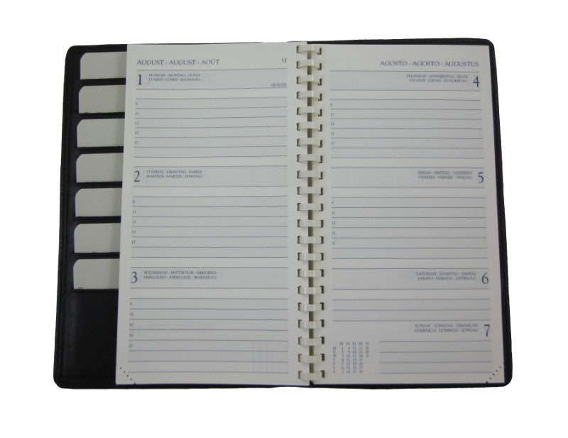 Agenda-omslag - Leather Concept
