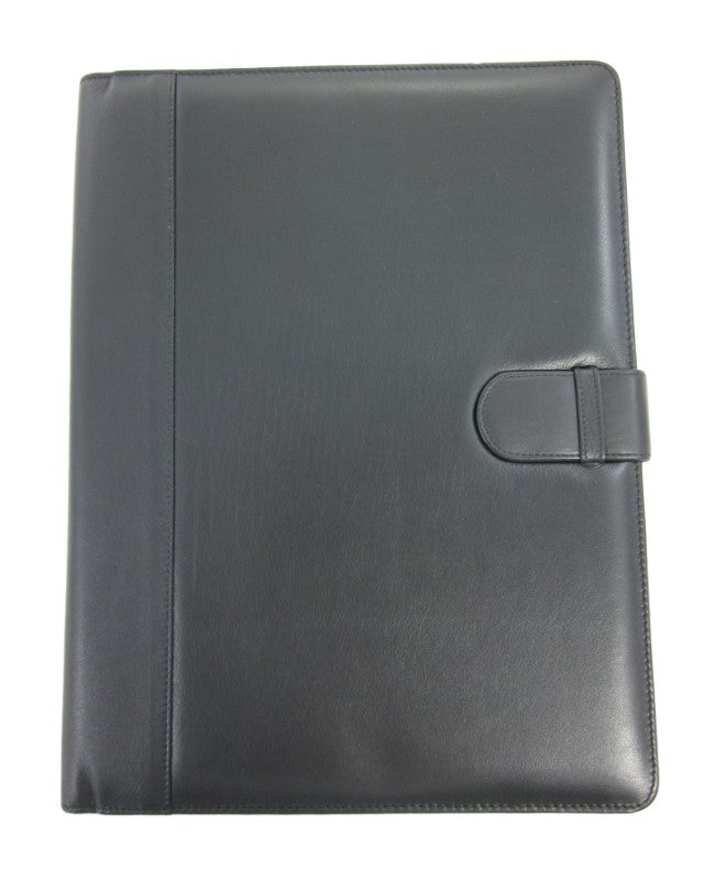 A4 schrijfmap met lipsluiting - Leather Concept