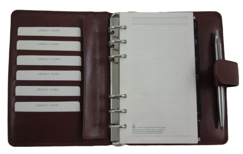 A6 organiser - Leather Concept